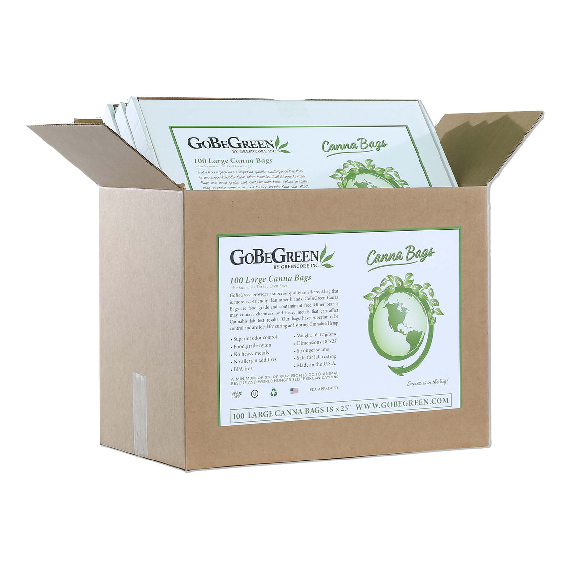 1,000ct Case - Large Oven Bags – gobegreenbags